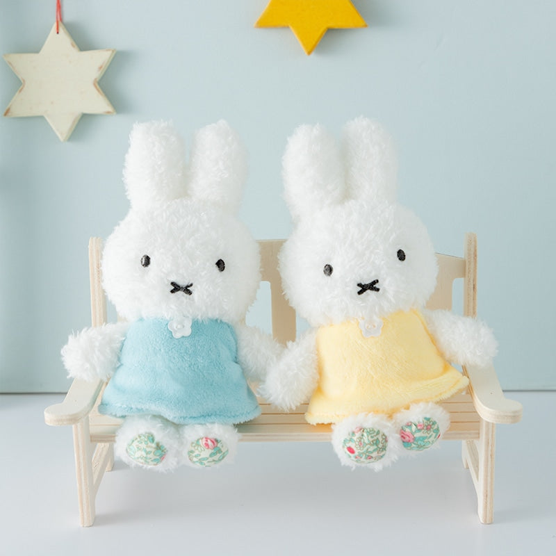 Miffy | Flower Miffy Fluffy Mascot Mimosa - Blue