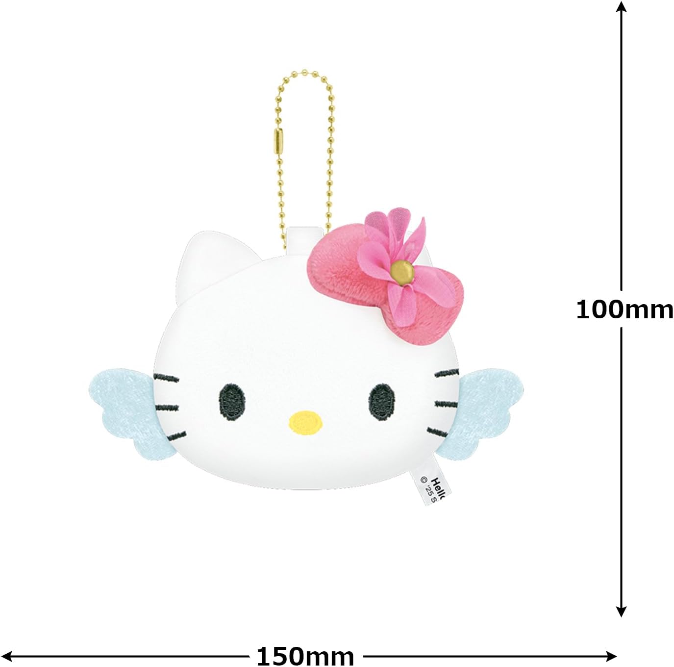 Sanrio | Sanrio Fantasy Angel Fairy Plush Mirror - Hello Kitty Pink Ribbon