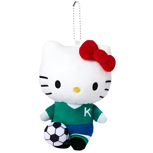 Sanrio Avail | Hello Kitty 50th Anniversary | Hello Kitty Mascot Charm - Soccer Player