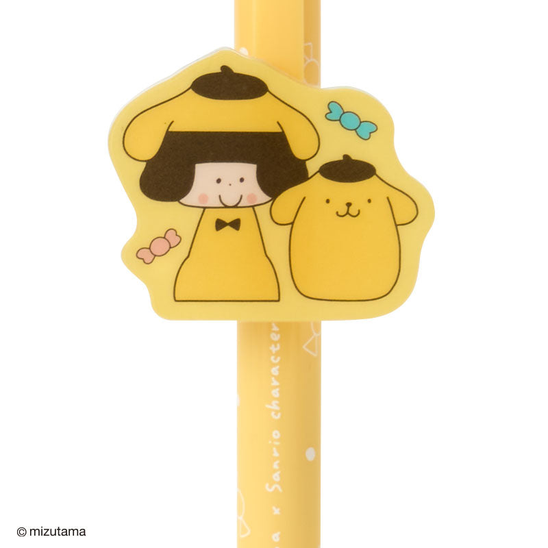 Sanrio | Mizutama x Sanrio Characters Ballpoint Pen With Plate - Pompompurin