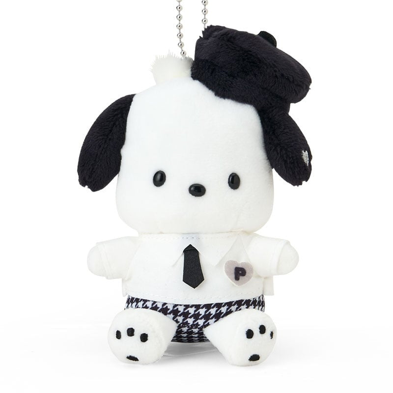 Sanrio | Monotone Plush Keychain - Pochacco