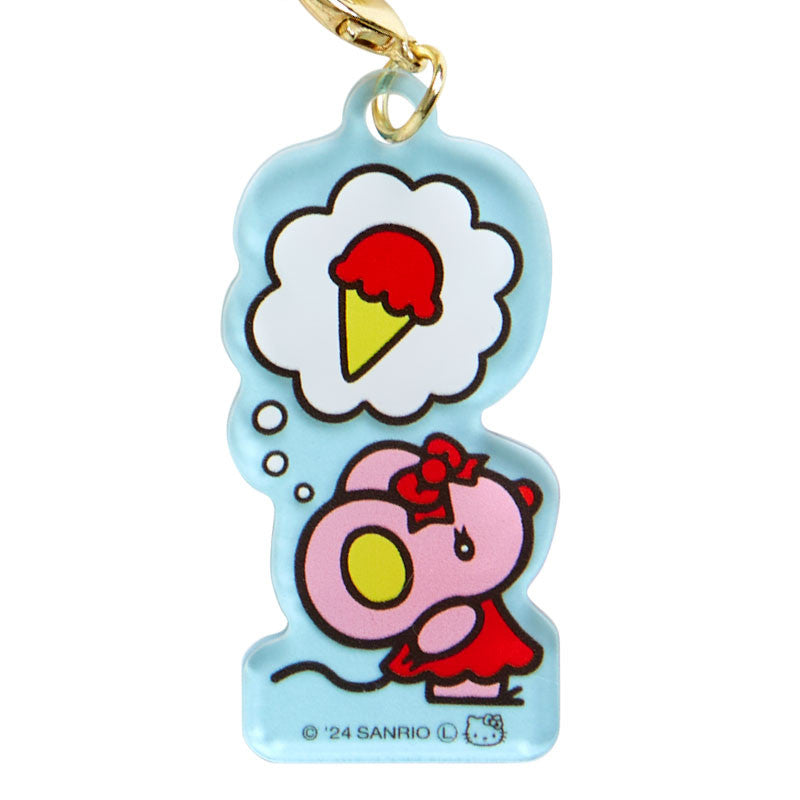 Sanrio | Hello Kitty 50th Anniversary | 3-Pieces Charm Keychain - Hello Kitty Ice