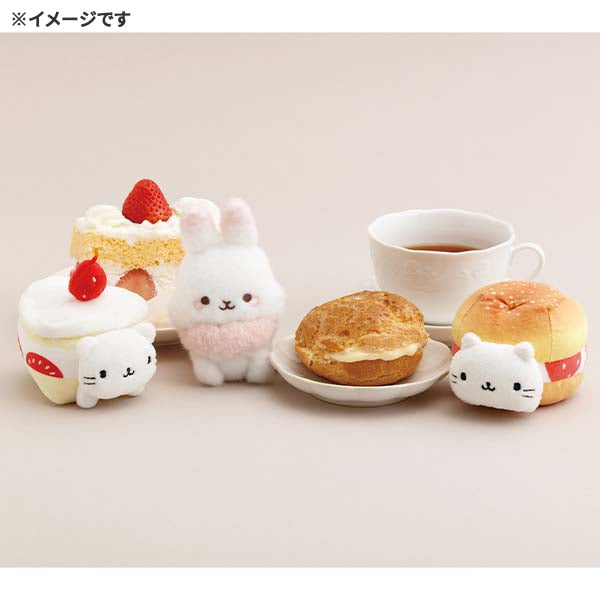 San-X | Characters Friends | Always Together Hanging Plush Toy - Meow Meow Meow Kitty (Bun)