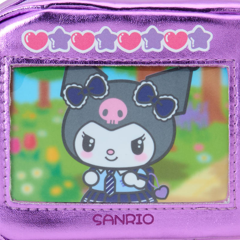 Sanrio | Sanrio Characters Sparkling School Trip Camera Style Pouch - Kuromi