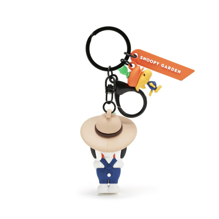 PEANUTS | SNOOPY GARDEN Korea | Snoopy Figure Key Ring - Carrot