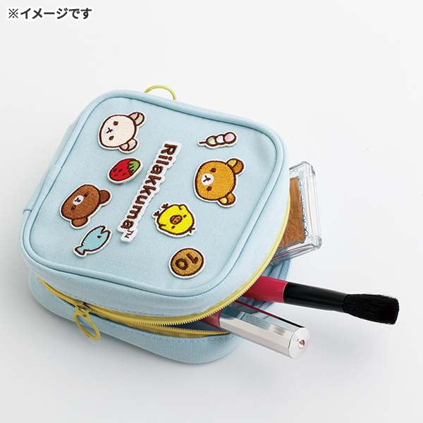 San-X | Rilakkuma Square Mini Pouch - Rilakkuma