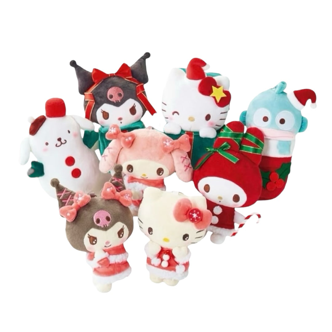 Sanrio Avail | Christmas Collection 2024 | Hangyodon Gift Box Mascot Holder