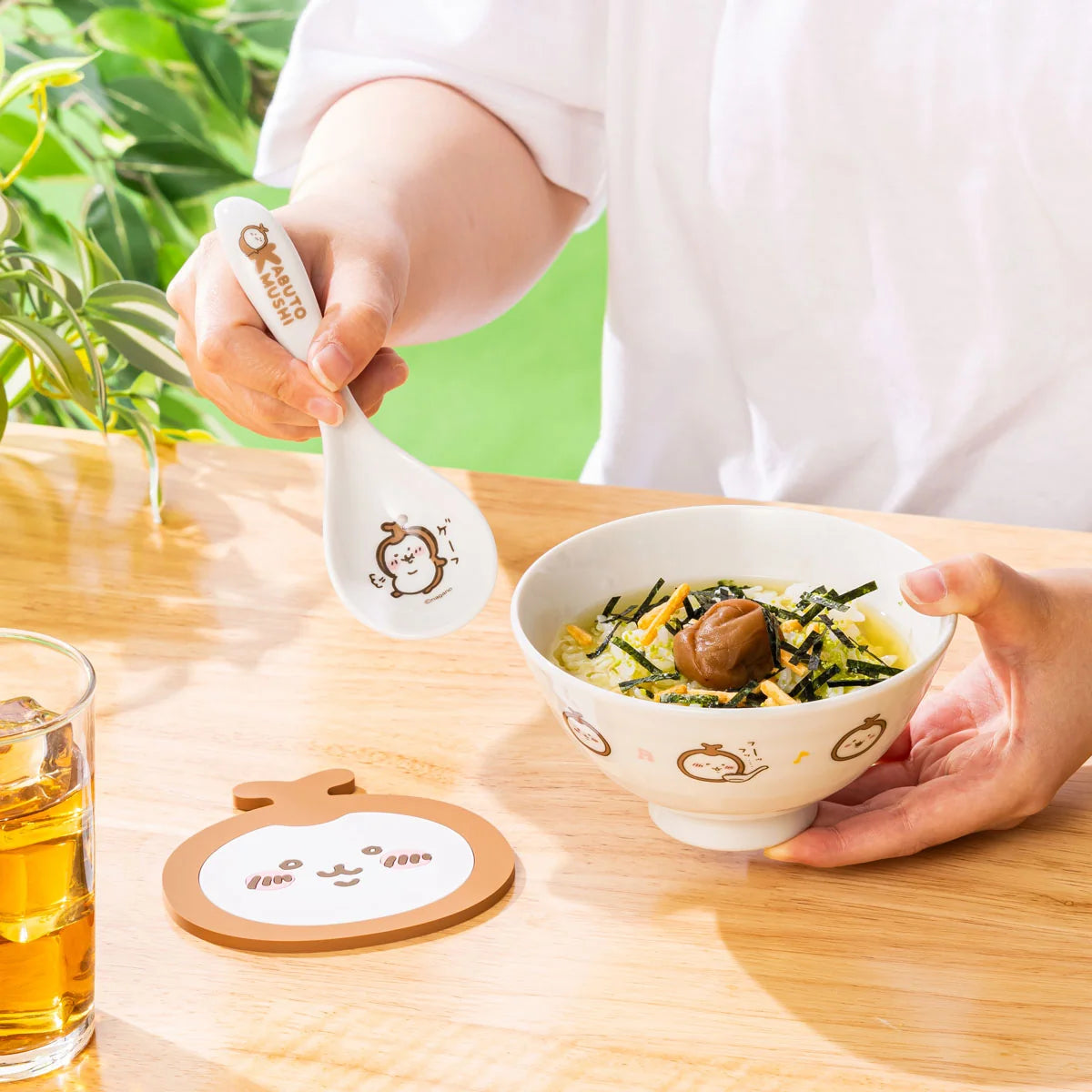Chiikawa | 'Chiikawa Kabutomushi Rice Bowl & Spoon Set
