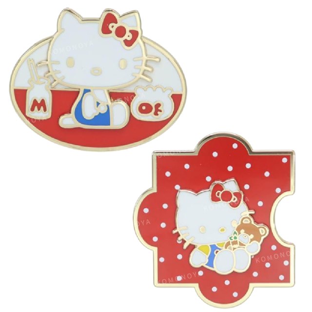 Sanrio | Hello Kitty 50th Anniversary | Hello Kitty Pin Badge Collection 12 Historical Series