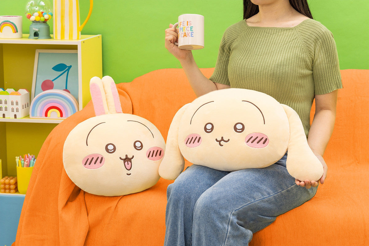 Chiikawa Market Chiikawa Lottery | Chiikawa Usagi-Filled Lottery | Prize B Face Cushion - Drooping Ears