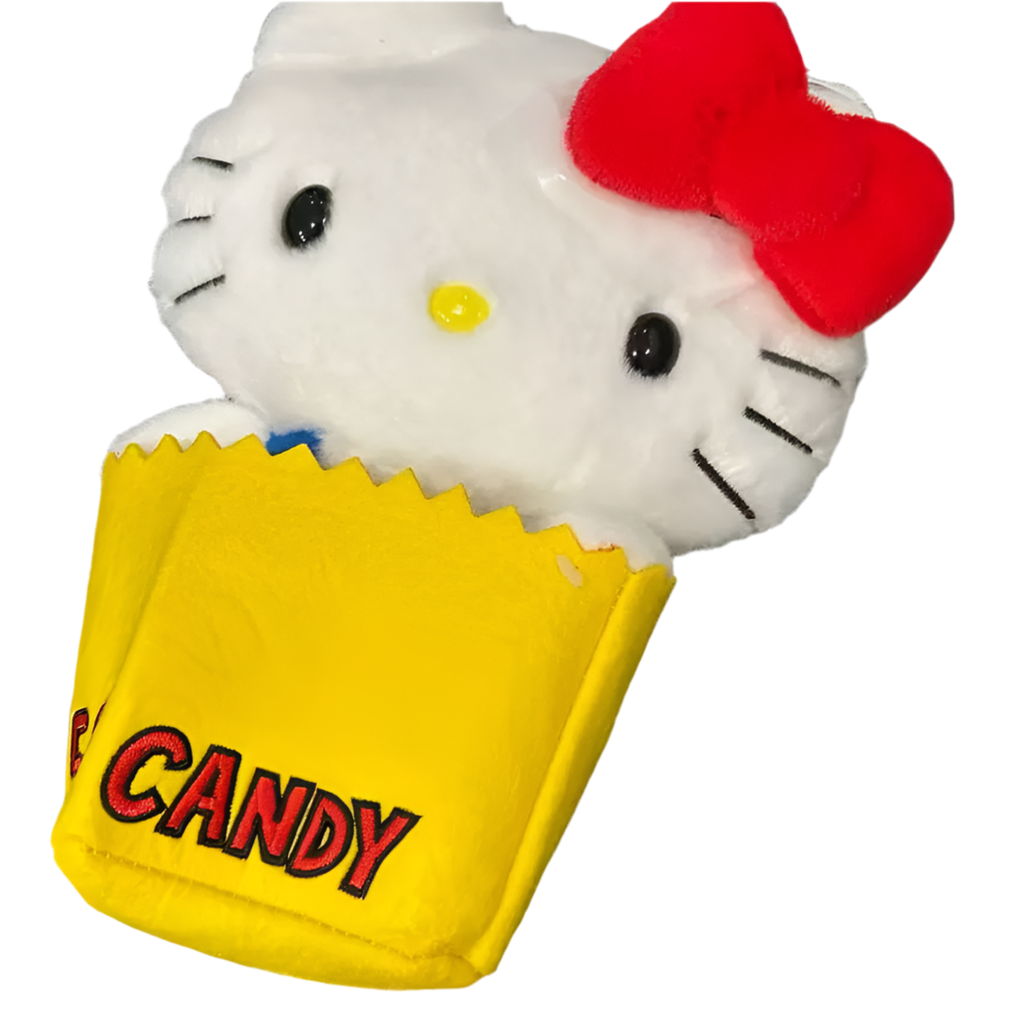 Sanrio | Hello Kitty 50th Anniversary | Hello Kitty Museum Exhibition Limited - Candy Popcorn Box Original Stuffed Animal