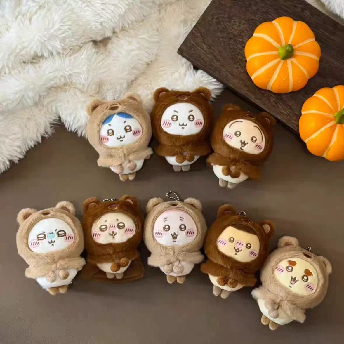 Miniso x Chiikawa | Chiikawa Fluffy Bear Hoodie Mascot - Chiikawa