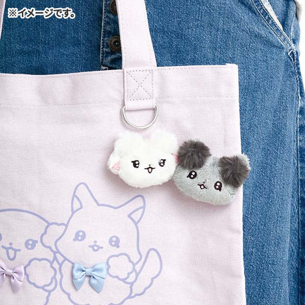 San-X | Cheer Cheer Lambs “Let’s Go! Shake! Cheer-up!” Plush Badge - Ramu