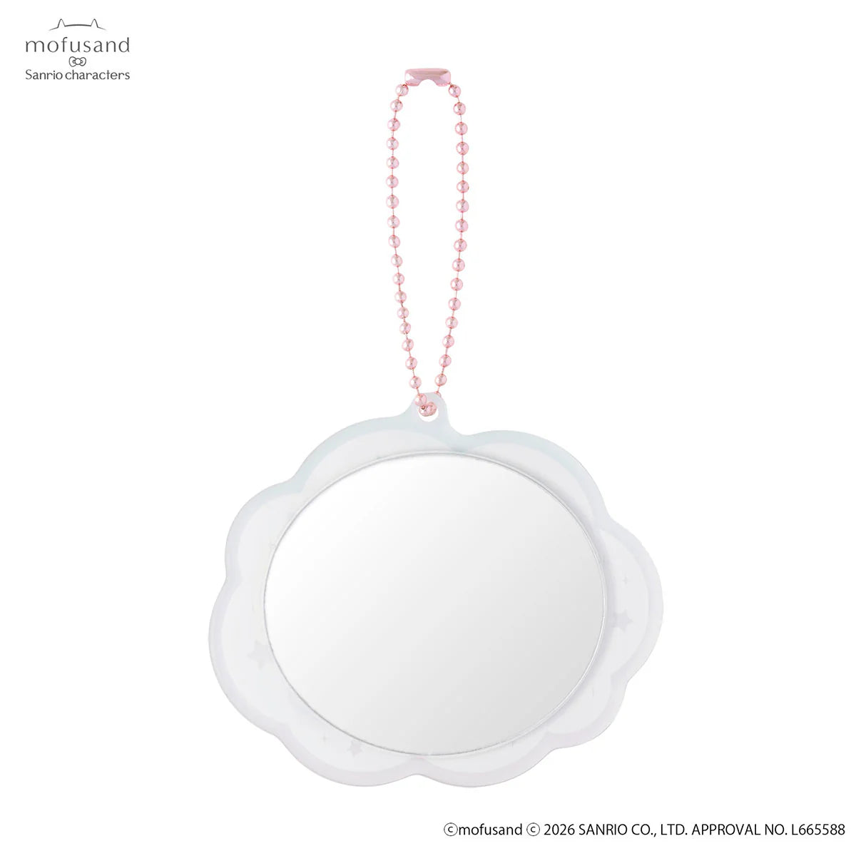 Mofusand | Mofusand x Sanrio Characters Trading Acrylics Mini Mirror Keychain Blind Box (6 Types)