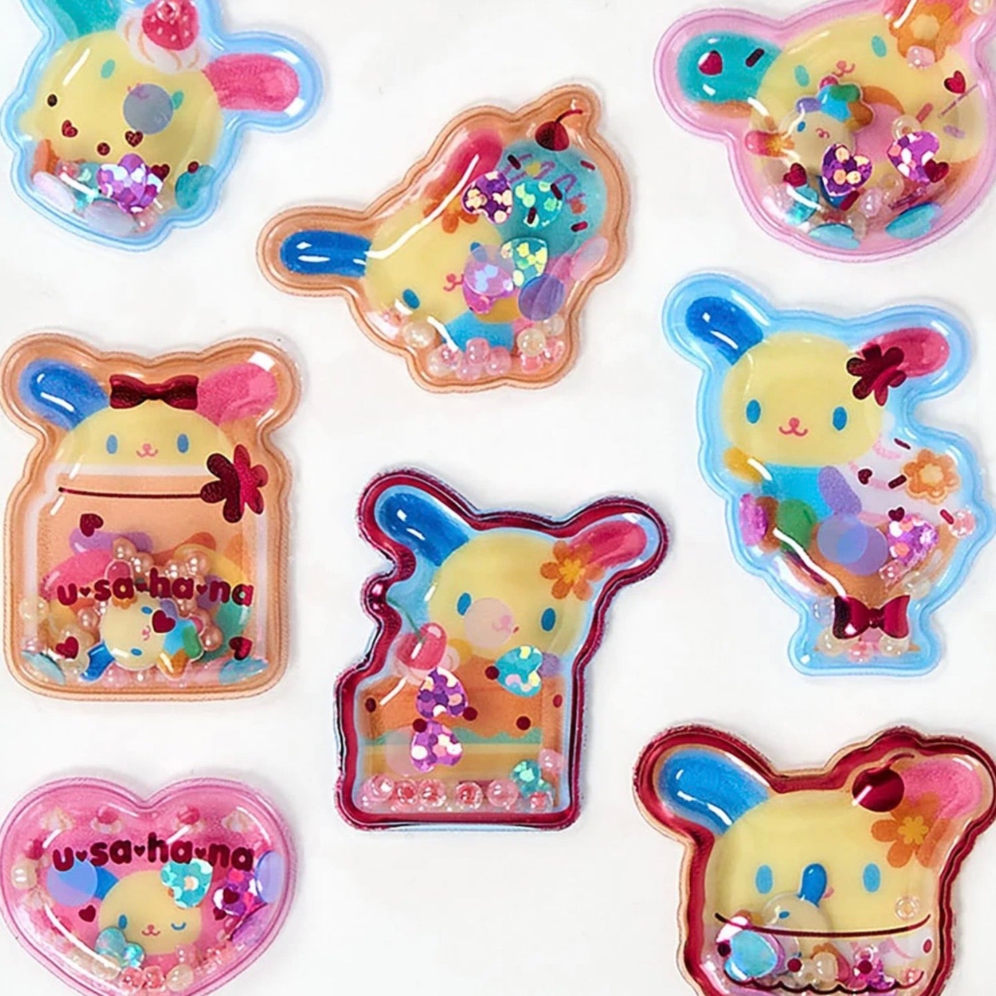 Sanrio | Sanrio Characters Bead Filled Puffy Sticker - Ushana