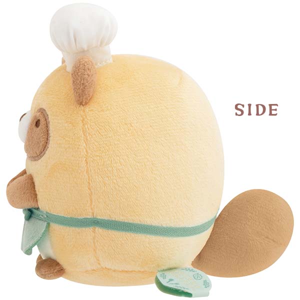 San-X | Sumikko Gurashi Raccoon Round Restaurant Plush Toy - Raccoon