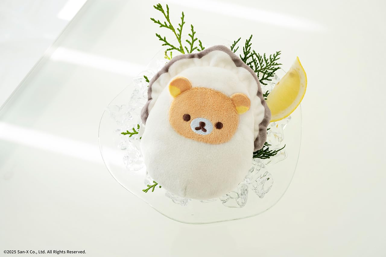 San-X | Rilakkuma Oyster Plush Toy Pouch BOOK