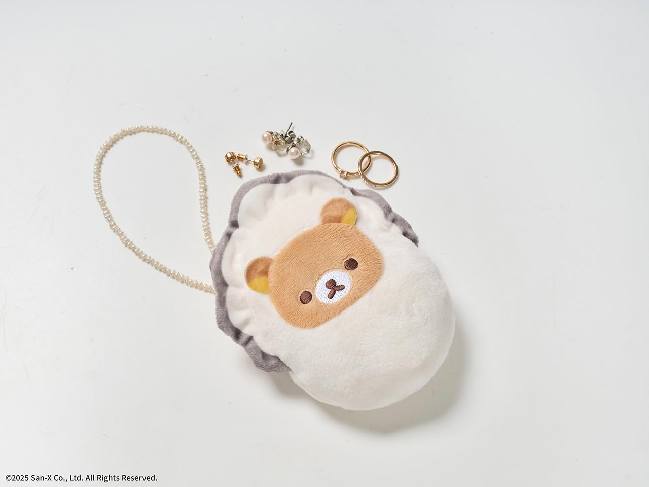 San-X | Rilakkuma Oyster Plush Toy Pouch BOOK