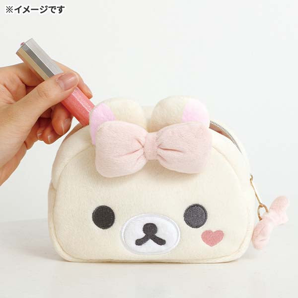 San-X | Rilakkuma Makeup Rilakkuma Mirrored Plush Pouch - Rilakkuma