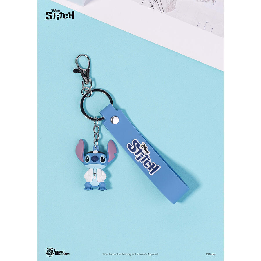 Beast Kingdom Disney Stitch Job Experience Camp Keychain Blind Box (1 Box 6Pcs)