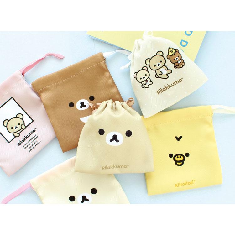 San-X | Rilakkuma Trading Mini Drawstring Pouch Blind Box (10 Types)