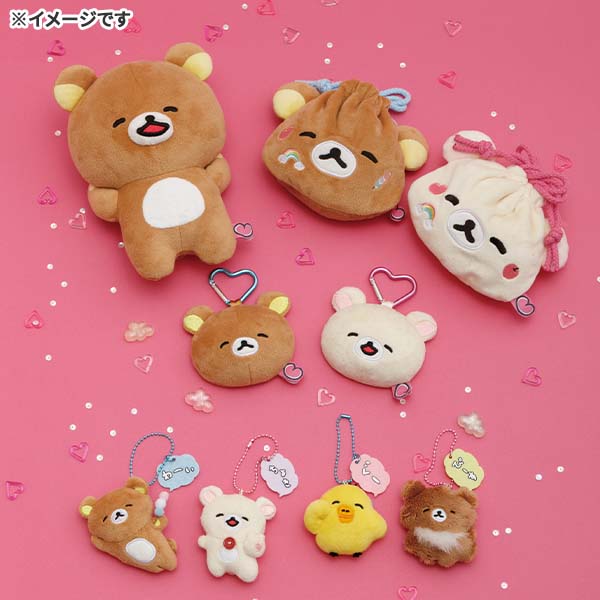 San-X | Rilakkuma Yuru Yuru Poka Poka Series Hanging Mascot Badge - Kiiroitori