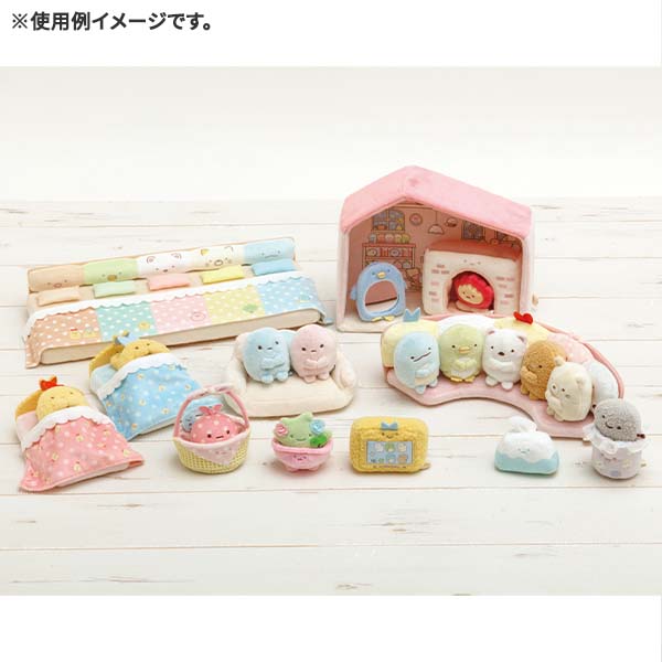 San-X | Sumikko Gurashi Collection | Sumikko Hand-helod Tenori Plush Fried Mackerel’s Tail Bed MO22201