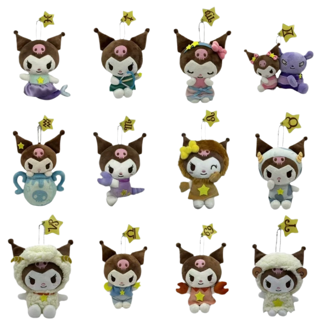 Sanrio Avail | 12 Zodiac Star Sign Collection Mascot Charm - Kuromi