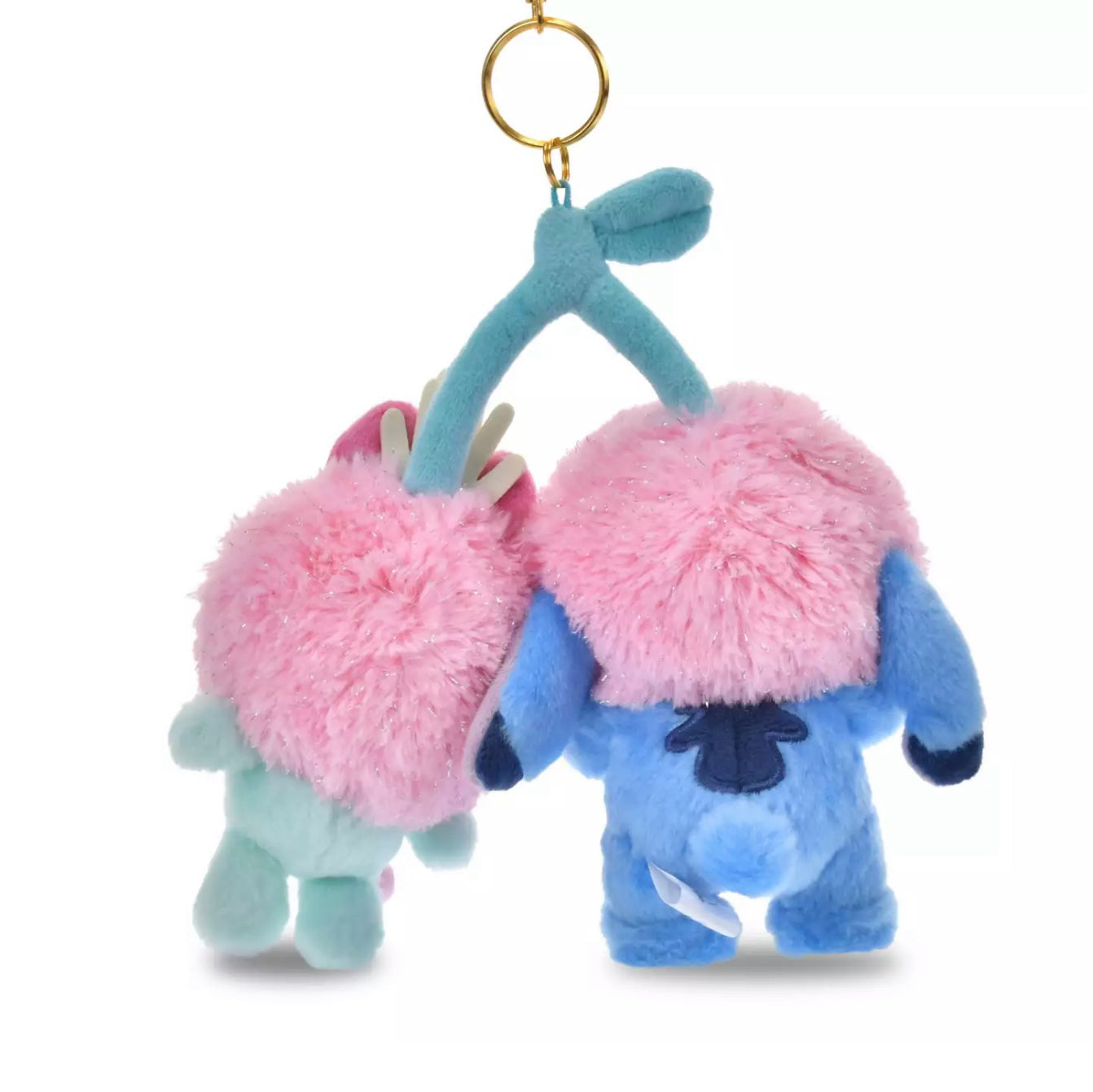 Disney Store JP | GLOSSY FRUITS Plush Keychain - Stitch & Scrump