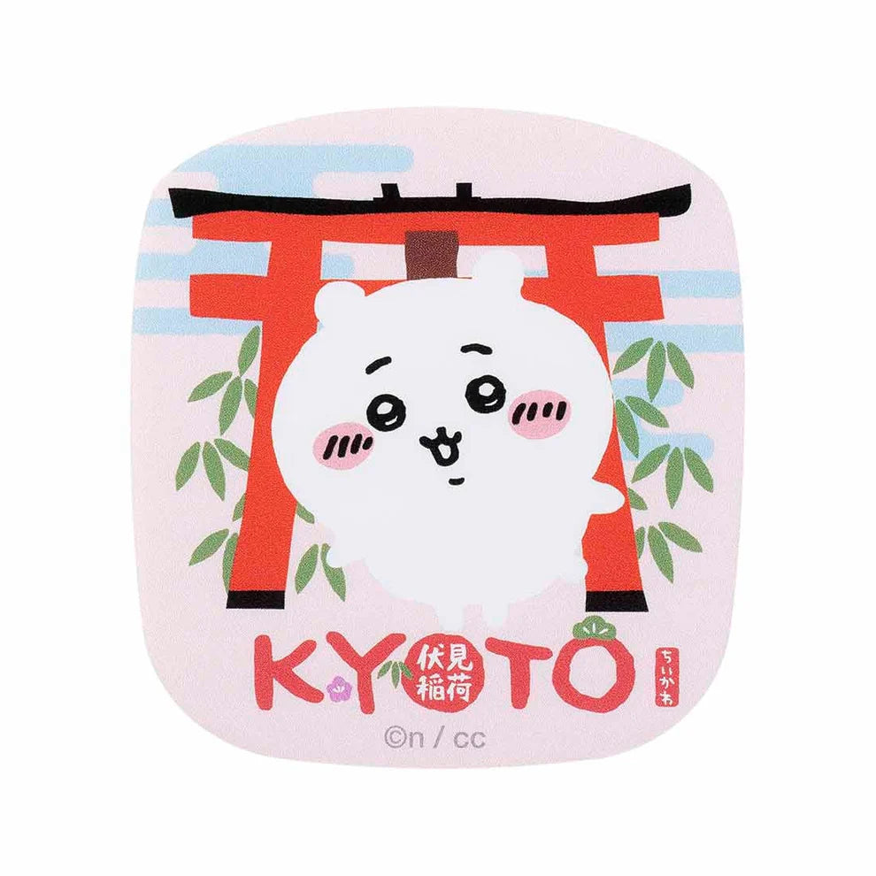 Chiikawa's | Chiikawa Mogumogu Honpo | Fushimi Inari Taisha Limited | Trading Acrylic Badges Blind Box (6 types BOX)