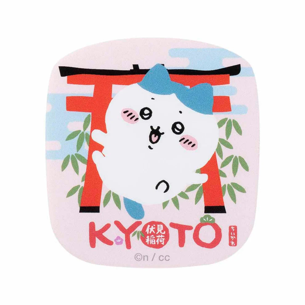 Chiikawa's | Chiikawa Mogumogu Honpo | Fushimi Inari Taisha Limited | Trading Acrylic Badges Blind Box (6 types BOX)