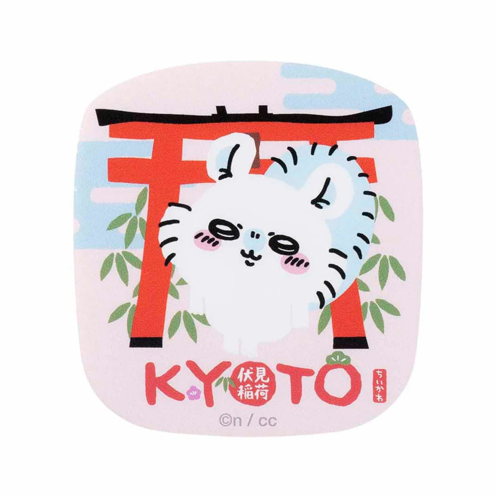 Chiikawa's | Chiikawa Mogumogu Honpo | Fushimi Inari Taisha Limited | Trading Acrylic Badges Blind Box (6 types BOX)
