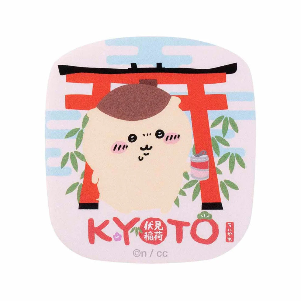 Chiikawa's | Chiikawa Mogumogu Honpo | Fushimi Inari Taisha Limited | Trading Acrylic Badges Blind Box (6 types BOX)