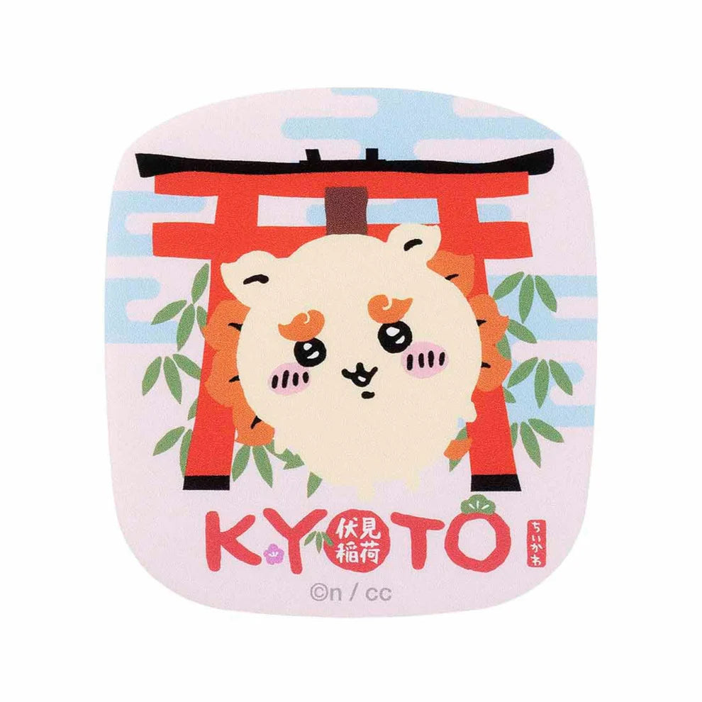 Chiikawa's | Chiikawa Mogumogu Honpo | Fushimi Inari Taisha Limited | Trading Acrylic Badges Blind Box (6 types BOX)