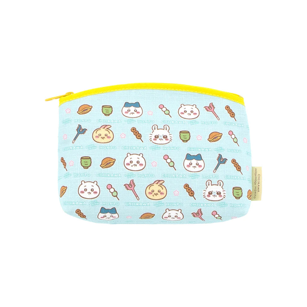 Chiikawa's | Chiikawa Mogumogu Honpo | Fushimi Inari Taisha Limited | Bottom-sewn Pouch - Japanese Sweets