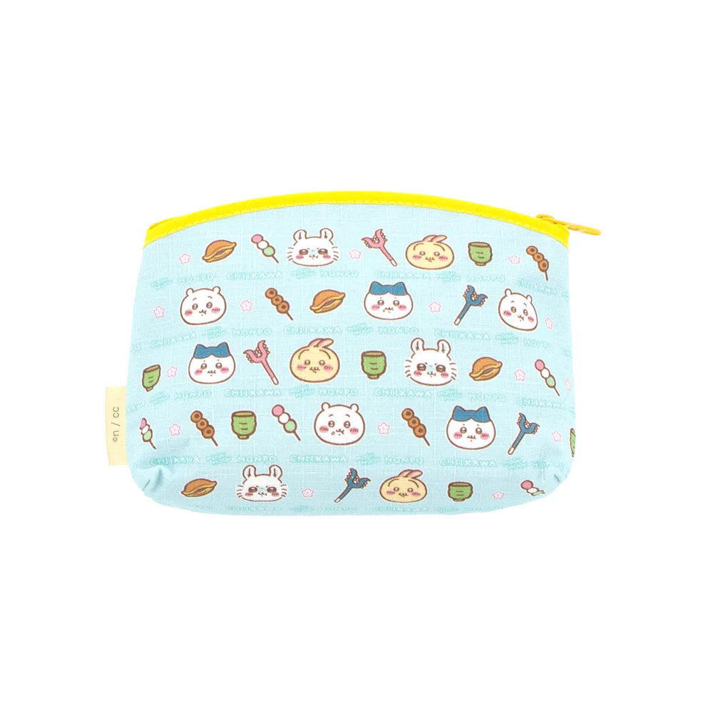 Chiikawa's | Chiikawa Mogumogu Honpo | Fushimi Inari Taisha Limited | Bottom-sewn Pouch - Japanese Sweets