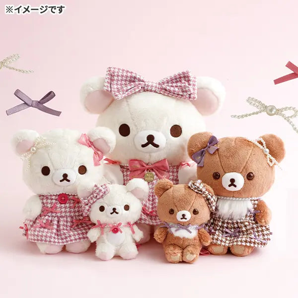 San-X | Maison de FLEUR x Rilakkuma Collaboration Plush Toy S - Chairoikoguma