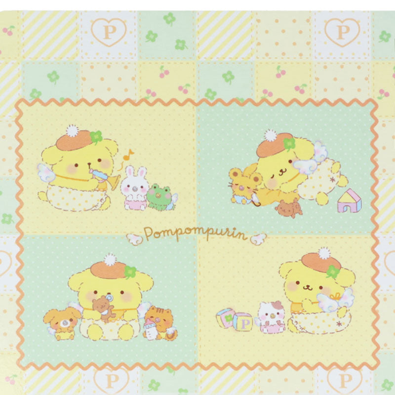 Sanrio | Sanrio Characters Square Ring Notebook with Window - Pompompurin (Yellow)