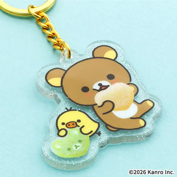 San-X | Puré x Rilakkuma Acrylic Keychain - A