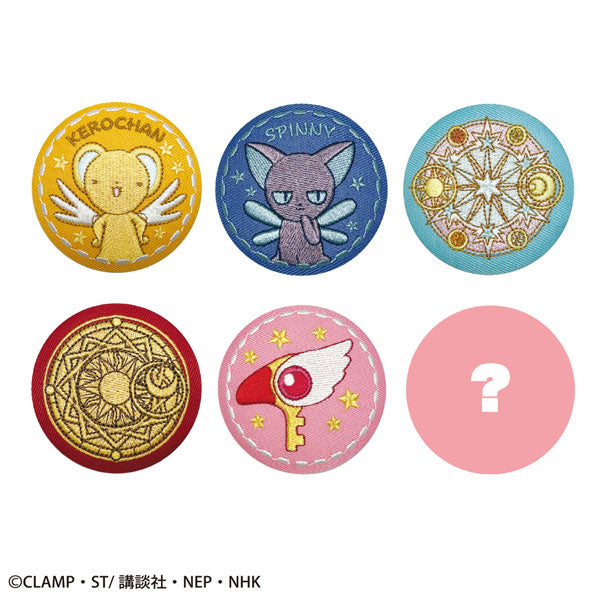 Cardcaptor Sakura | Cardcaptor Sakura Trading Embroidery Tin Badge vol.1 Blind Box (1 Box 6 Pack)