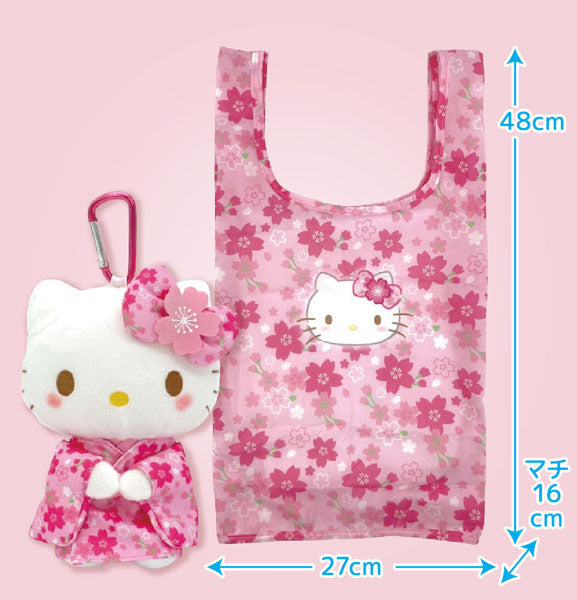 Sanrio | Sakura Kimono Design Eco Bag - Hello Kitty