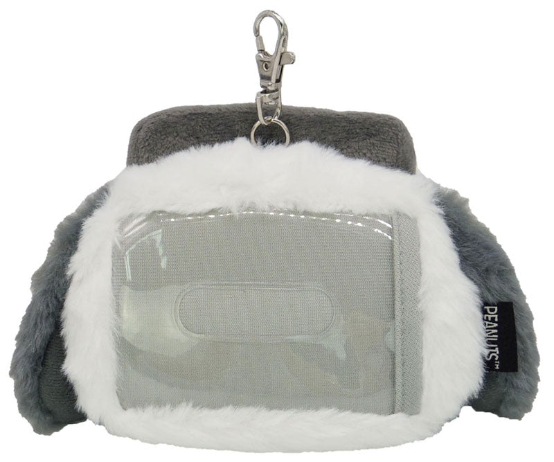 PEANUTS | Snoopy Face Pass Case - Olaf Grey