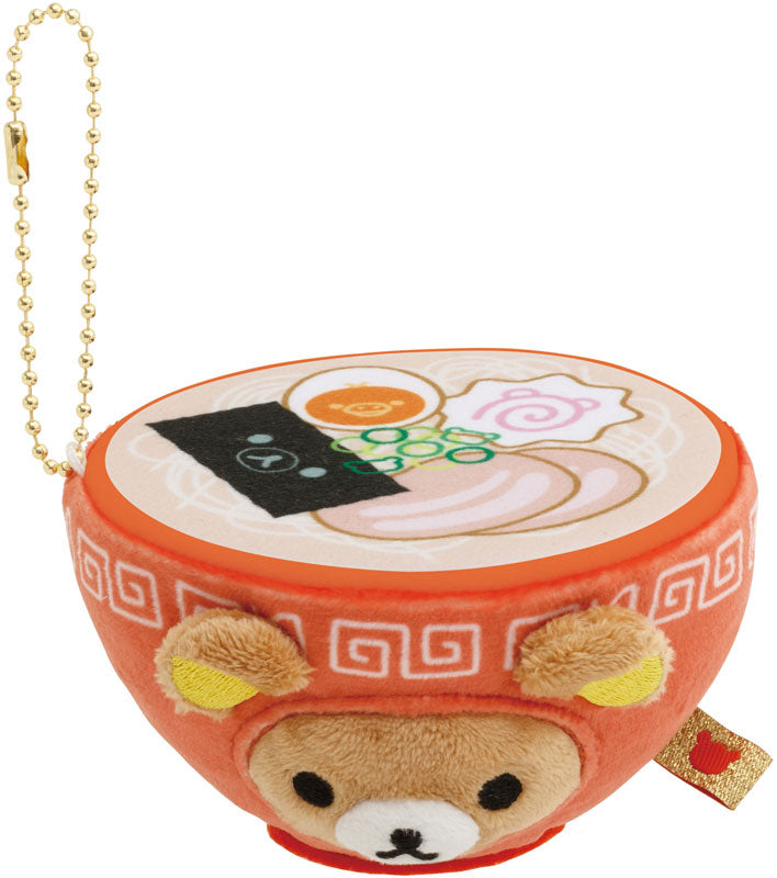 San-X | Rilakkuma Chinese Series! More Chinese Hanging Plush Toy - Rilakkuma Tonkotsu Ramen MO87501