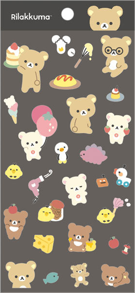 San-X | Rilakkuma Sheet Sticker SE62502