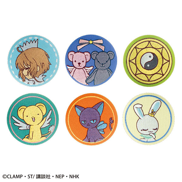 Cardcaptor Sakura | Cardcaptor Sakura Trading Embroidery Tin Badge vol.3 Blind Box (1 Box 6 Pack)