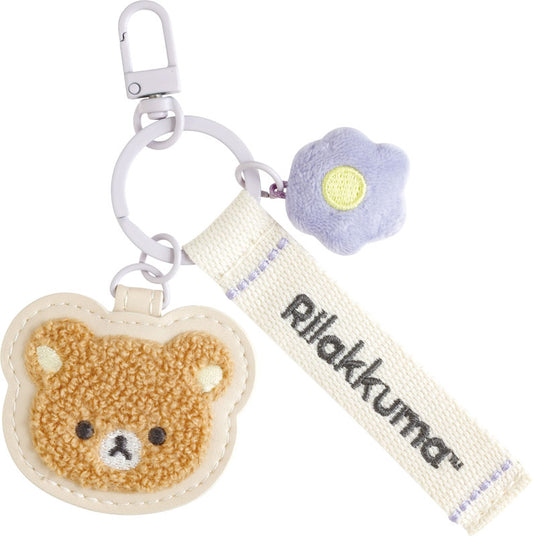 San-X | Rilakkuma BASIC RILAKKUMA Flower Patch Keychain Rilakkuma AB32201