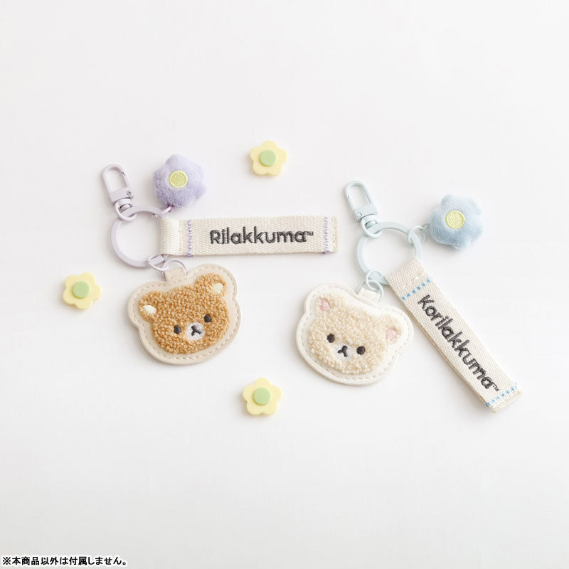San-X | Rilakkuma BASIC RILAKKUMA Flower Patch Keychain Korilakkuma AB32202