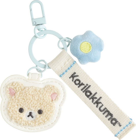 San-X | Rilakkuma BASIC RILAKKUMA Flower Patch Keychain Korilakkuma AB32202