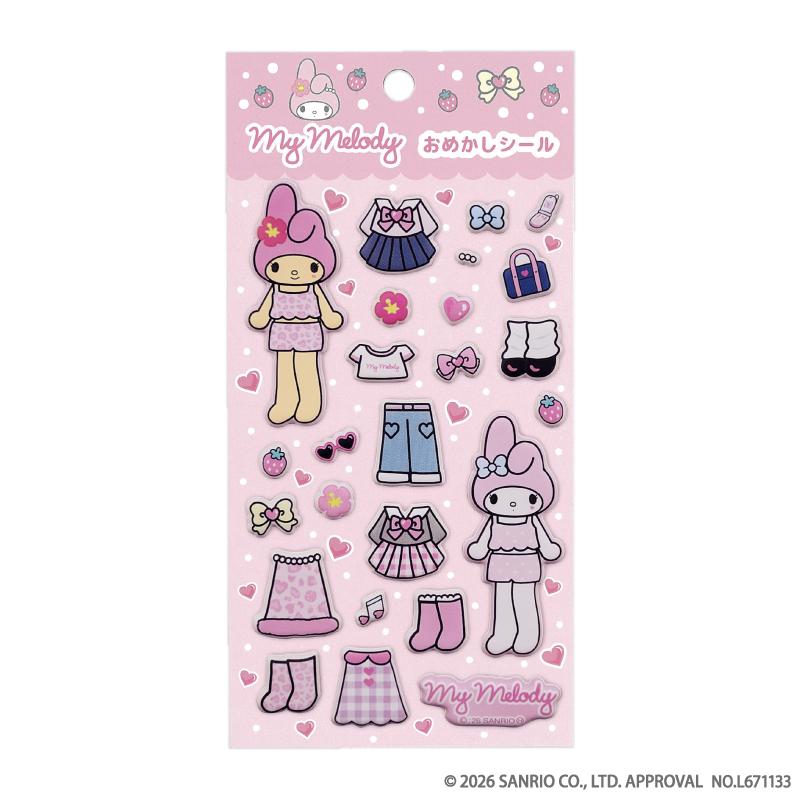 Sanrio | Sanrio Characters Kogyaru Omekashi Sticker - My Melody