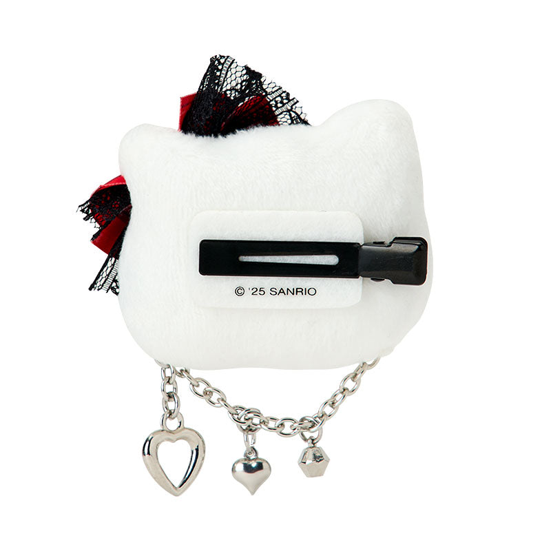 Sanrio | Sanrio Characters Sweet Rock 'n' Check Face-Shaped Hair Clip - Hello Kitty